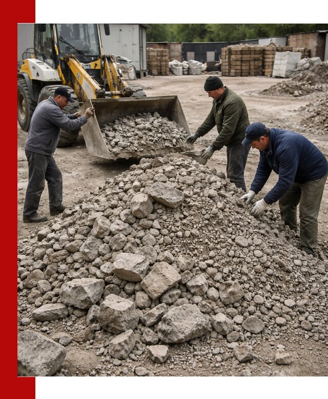 Демонтаж и вывоз бой бетона в Сердобске