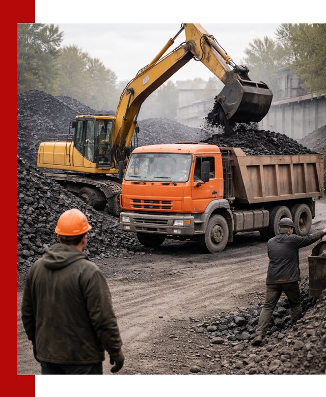 Доставка угля автотранспортом в Сердобске быстро и выгодно