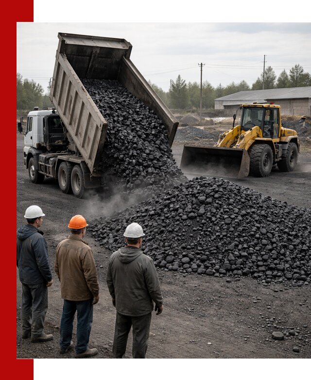 Доставка угля антрацита в Сердобске с самосвалами и погрузкой