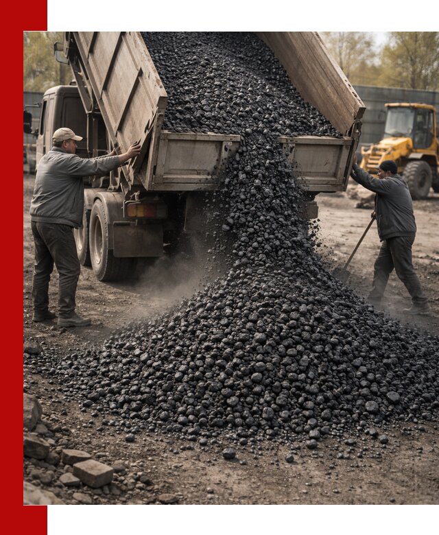 Доставка угля семечка самосвалами в Сердобске