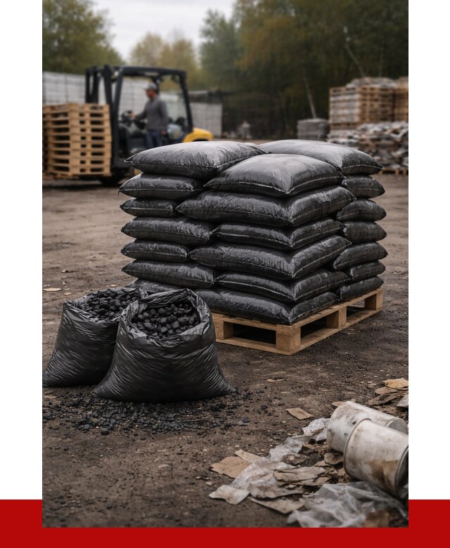 Купить уголь в мешках с доставкой в Сердобске от 7583 р. | ПРОНЕРУДСрд