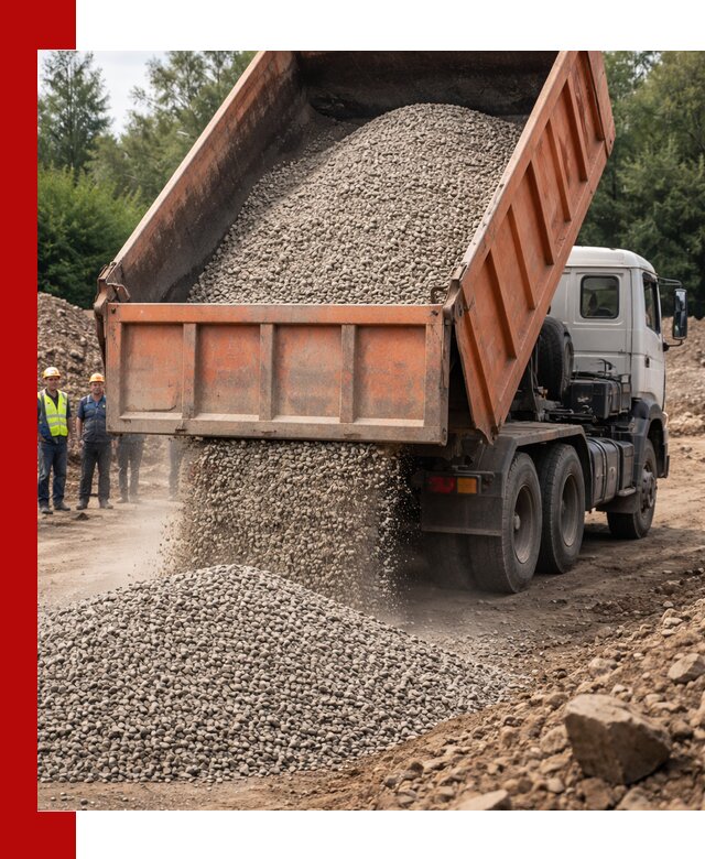 Доставка сыпучих материалов самосвалом в Сердобске быстро и надежно