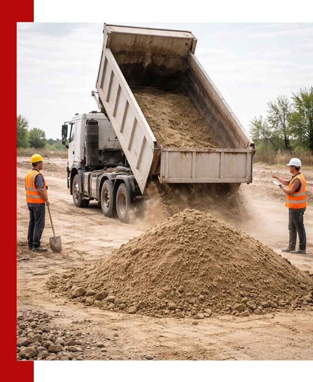 Доставка самосвалом 15 кубов в Сердобске за город и по городу