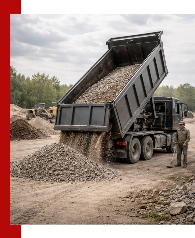 Доставка самосвалом 30 м3 по выгодным ценам в Сердобске