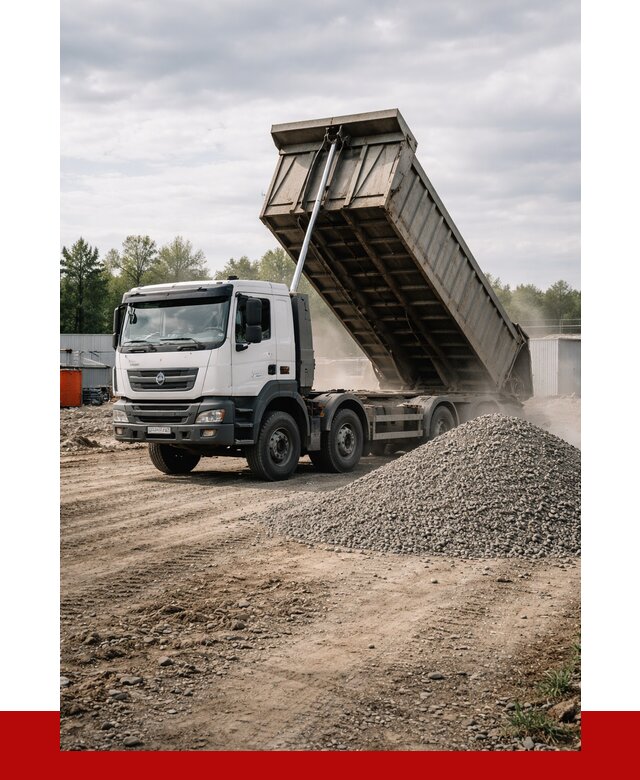 Доставка самосвалом 40 кубов в Сердобске от 9100 р. | ПРОНЕРУДСрд