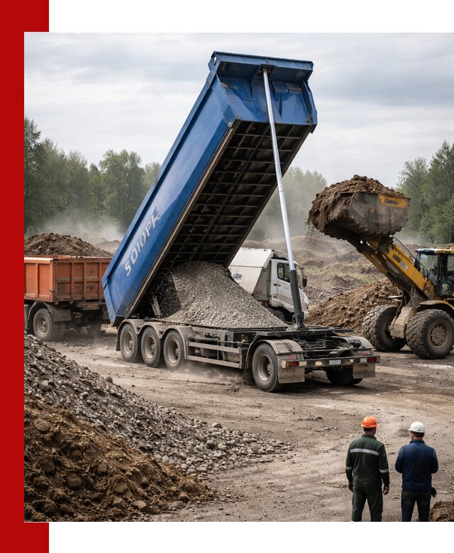 Аренда тонар 40 тонн в Сердобске с доставкой материалов