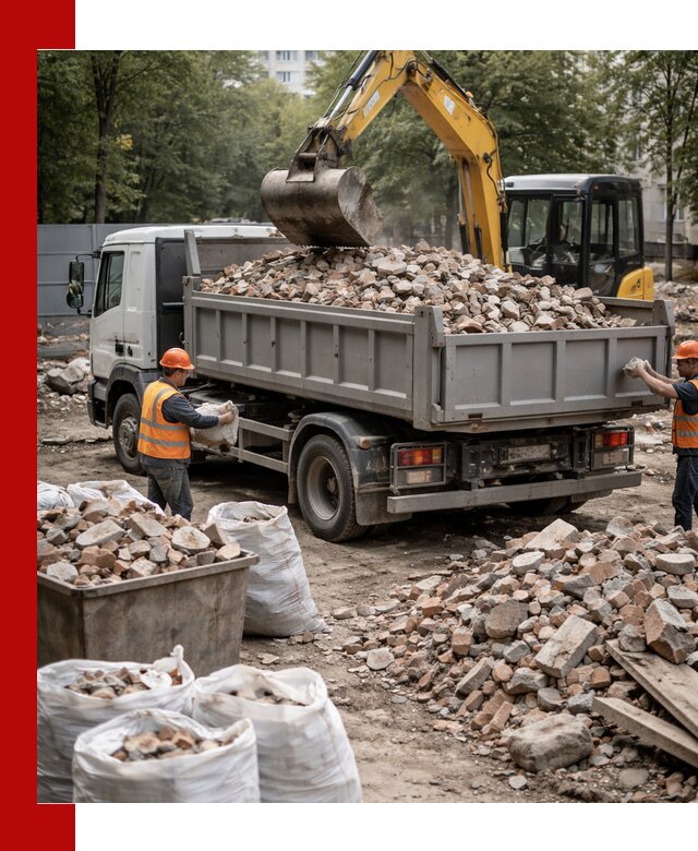 Вывоз строительного мусора в Сердобске с самосвалами и контейнерами