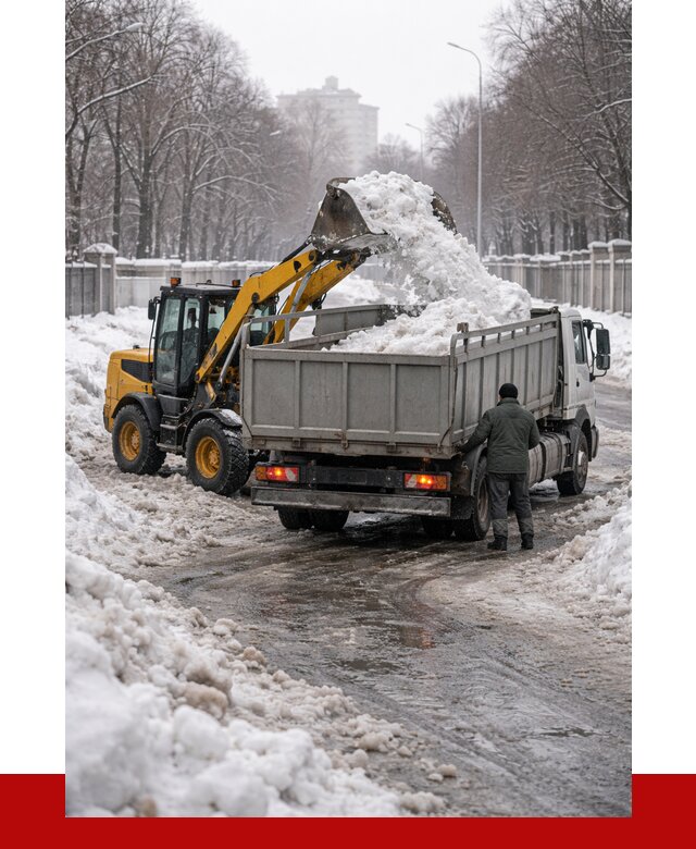 Вывоз снега с погрузкой в Сердобске от 3539 р. ПРОНЕРУДСрд