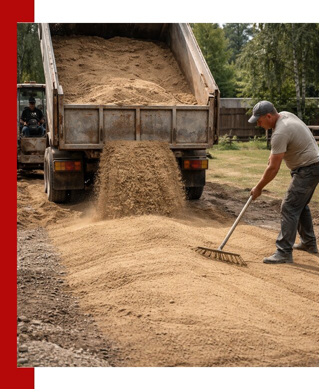 Отсыпка участка песком в Сердобске быстро и качественно