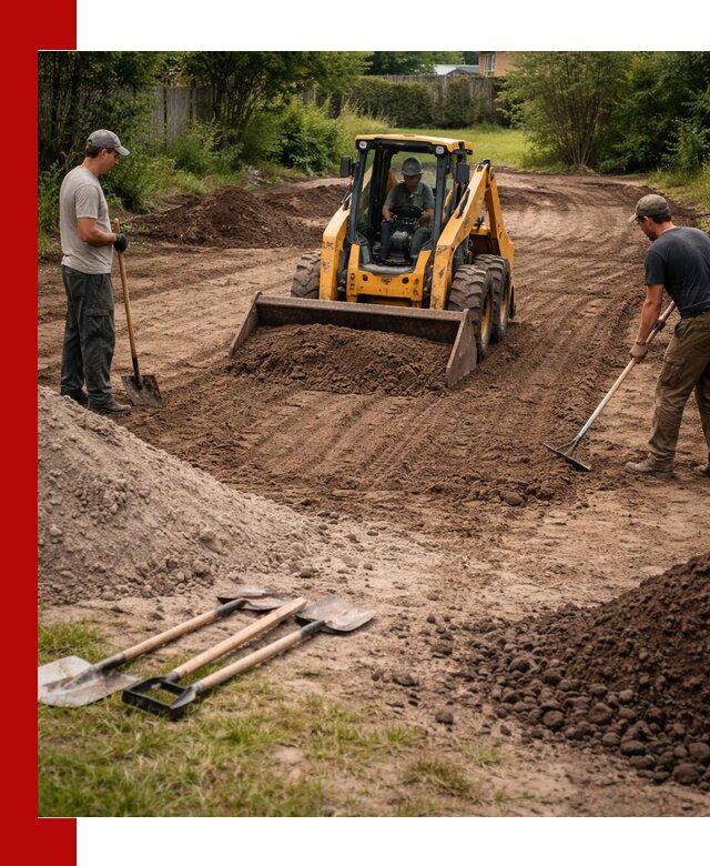 Планировка участка грунтом с вывозом и доставкой в Сердобске