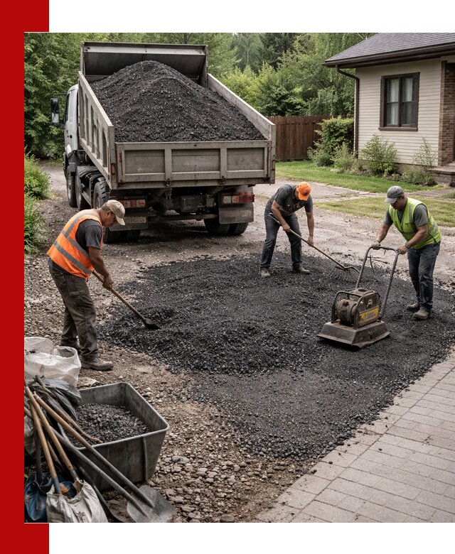 Асфальтовая крошка для двора с доставкой в Сердобске